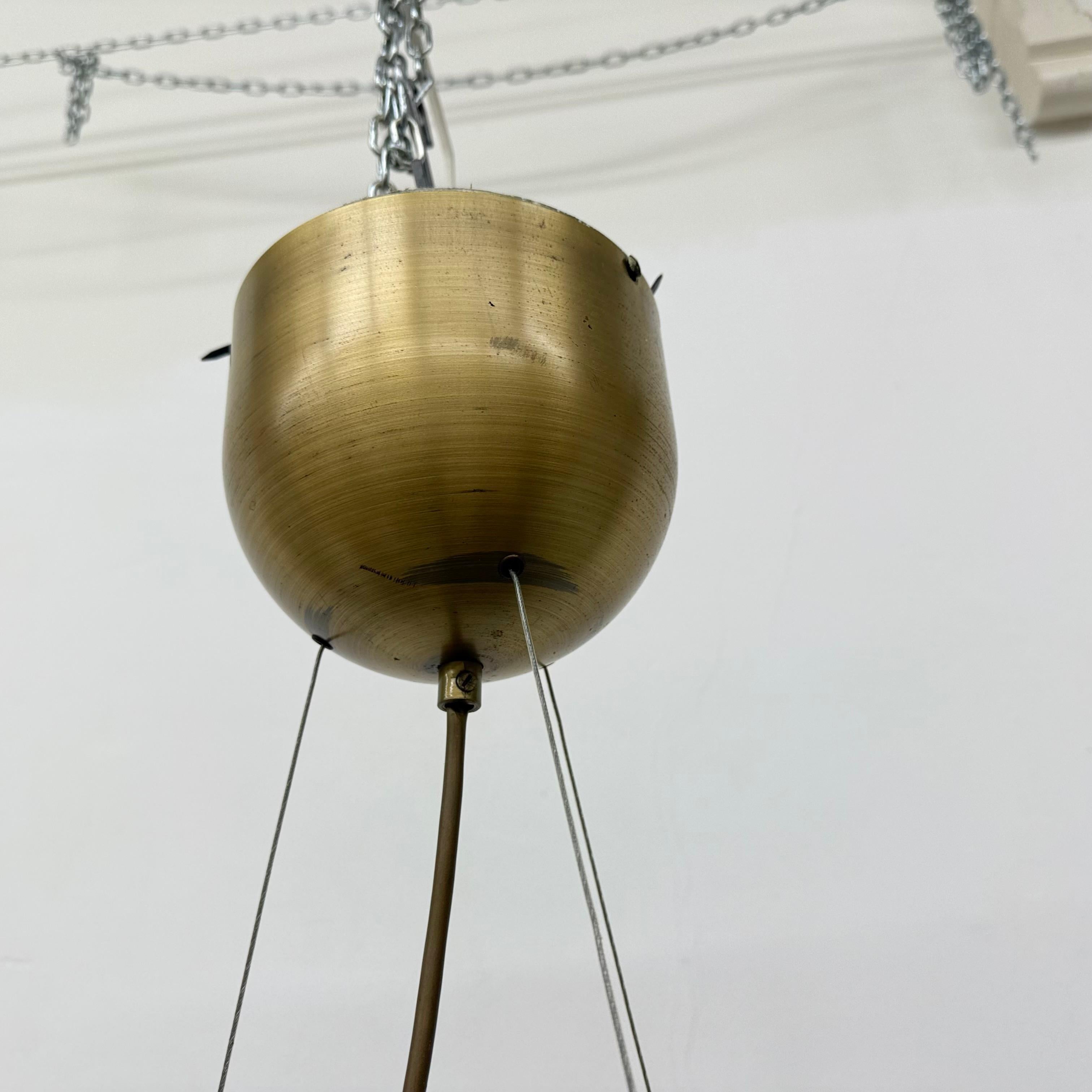Lampada a sospensione in vetro Sölken Leuchten , anni '70 in vendita 14