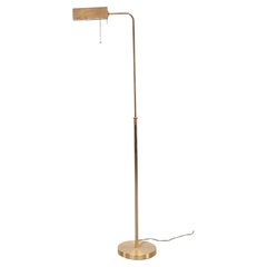 Solken Luchten Brass Swing Arm Floor Lamp, 1970s 