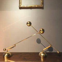 Solken Sputnik Brass Table Lamps, 1990s, Germany