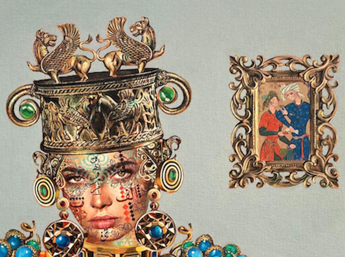 Regina persiana - Painting di Solmaz Tohidloo