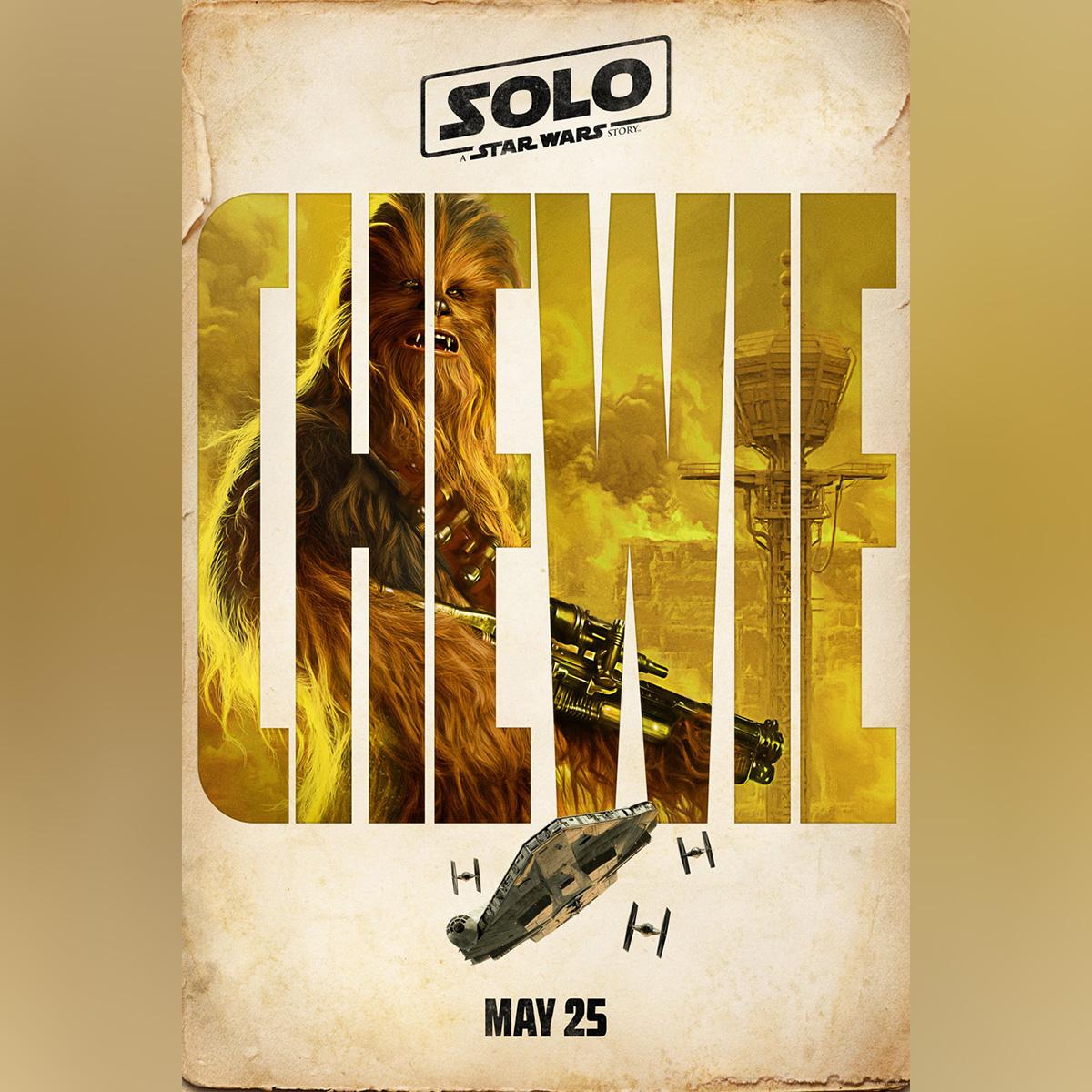 American Solo: A Star Wars Story, 2018, Chewie Poster For Sale