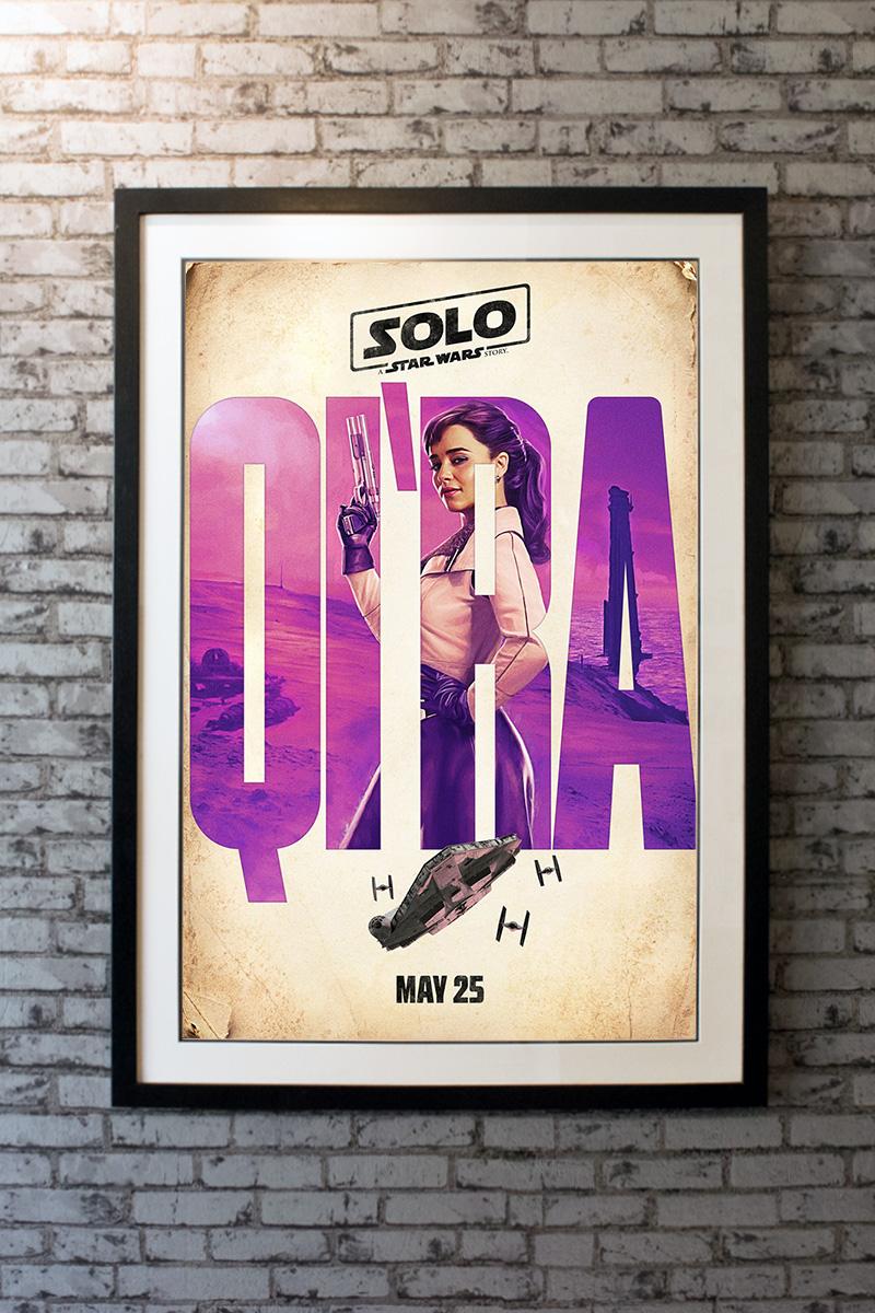 affiche / solo a star wars story qi'ra