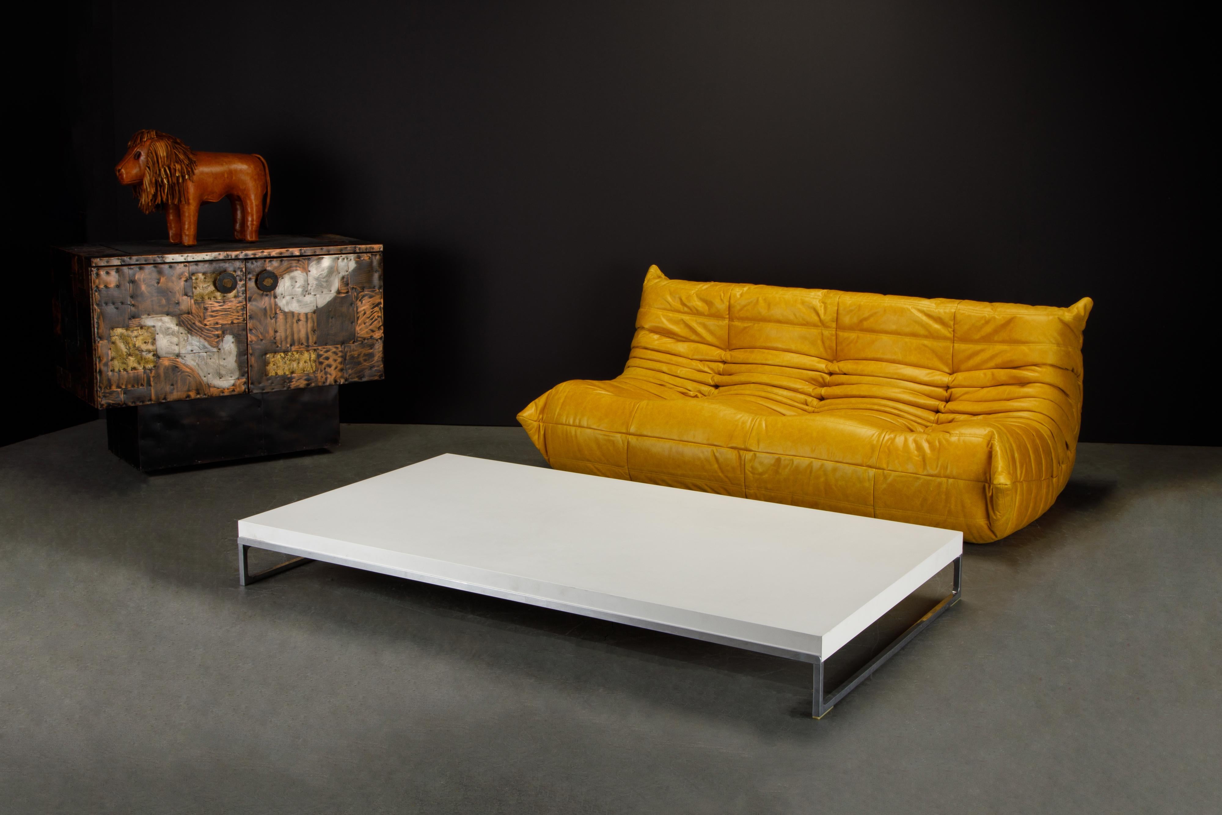 Aluminum 'Solo' Coffee Table by Antonio Citterio for B&B Italia, circa 2000s