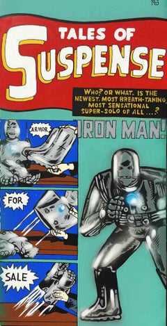 Iron Man - Technique mixte sur toile par Solo - 2017