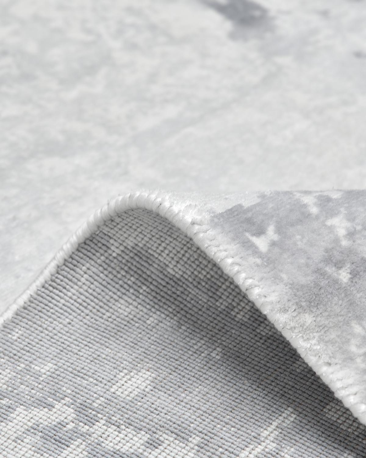 Solo Rugs Tapis de sol abstrait gris tissé à la main Neuf - En vente à Norwalk, CT