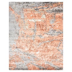 Solo Rugs Abstract Hand Loomed Gray Area Rug