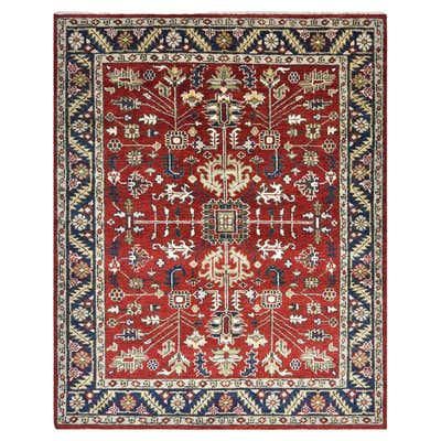 Round Red Traditional Rug For Sale at 1stDibs