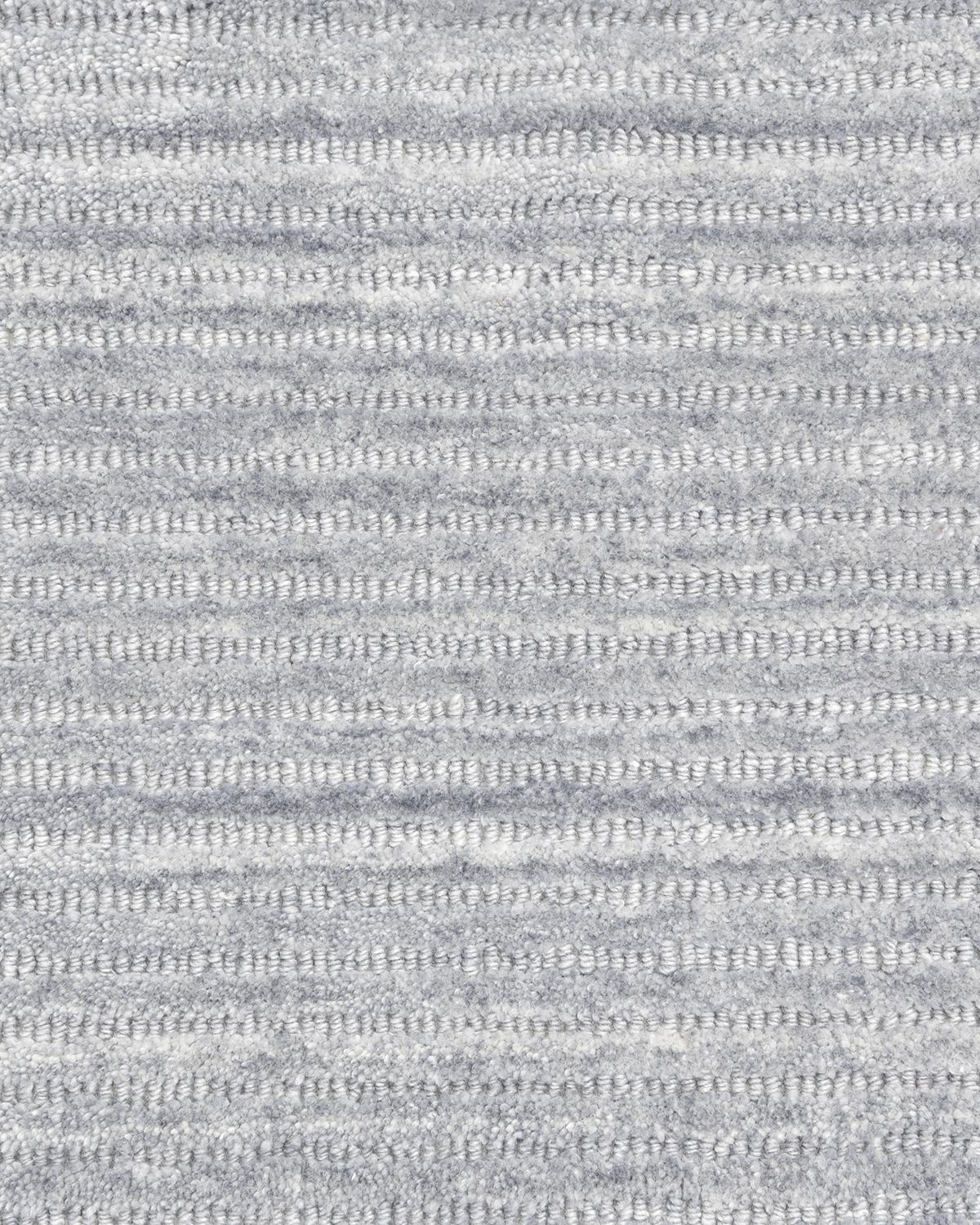 Modern Solo Rugs Alexandra Contemporary Handmade Area Rug Gray