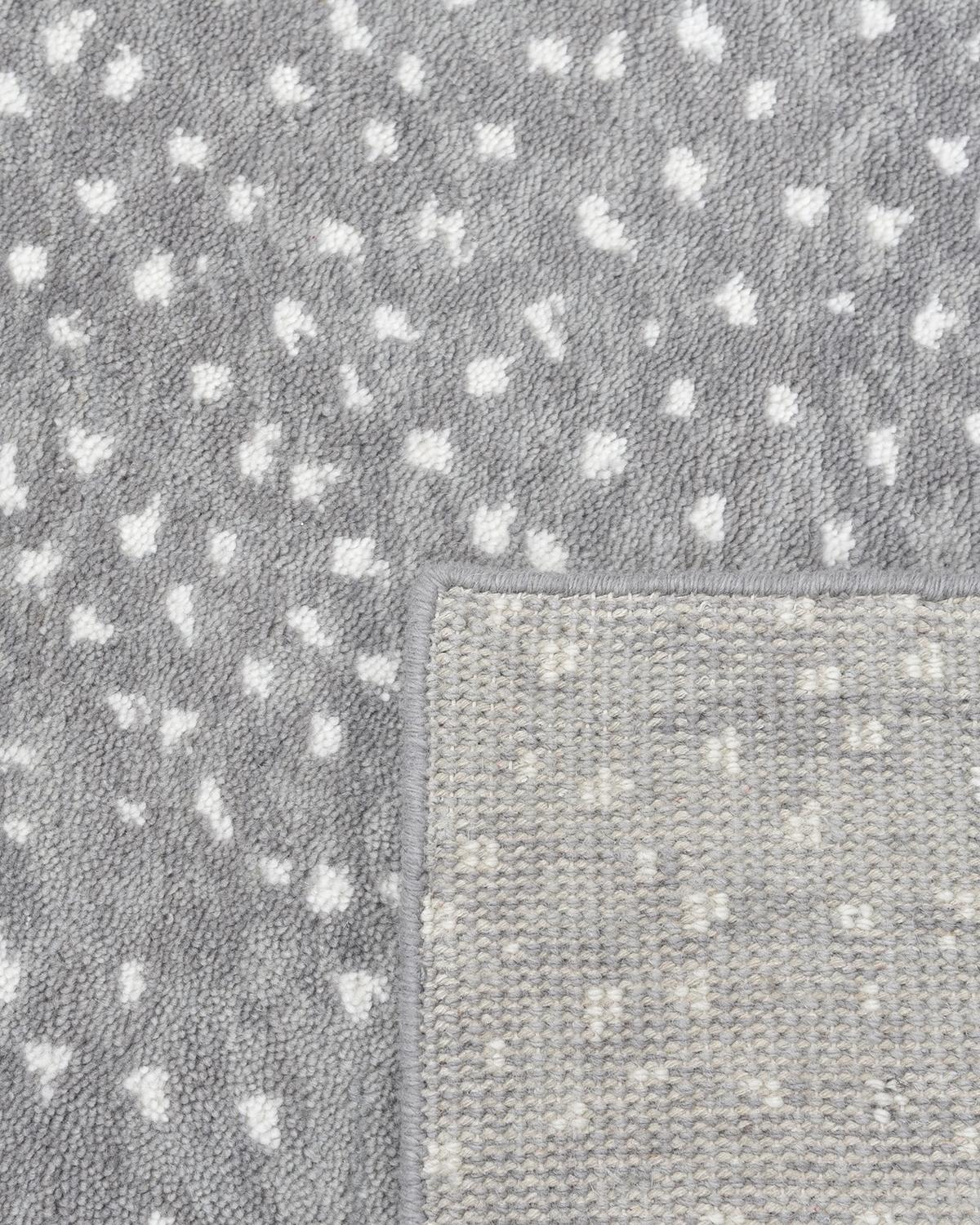 Modern Solo Rugs Arash Contemporary Animal Handmade Area Rug Gray For Sale