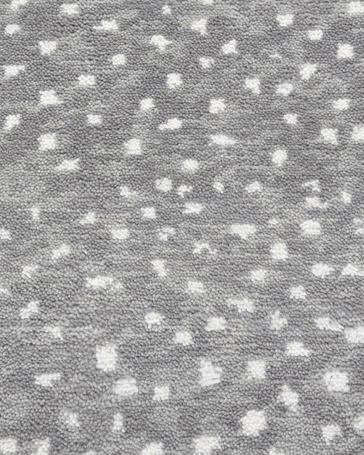 Indian Solo Rugs Arash Contemporary Animal Handmade Area Rug Gray For Sale
