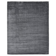 Solo Rugs Cordi Contemporary Solid Handmade Area Rug Gray