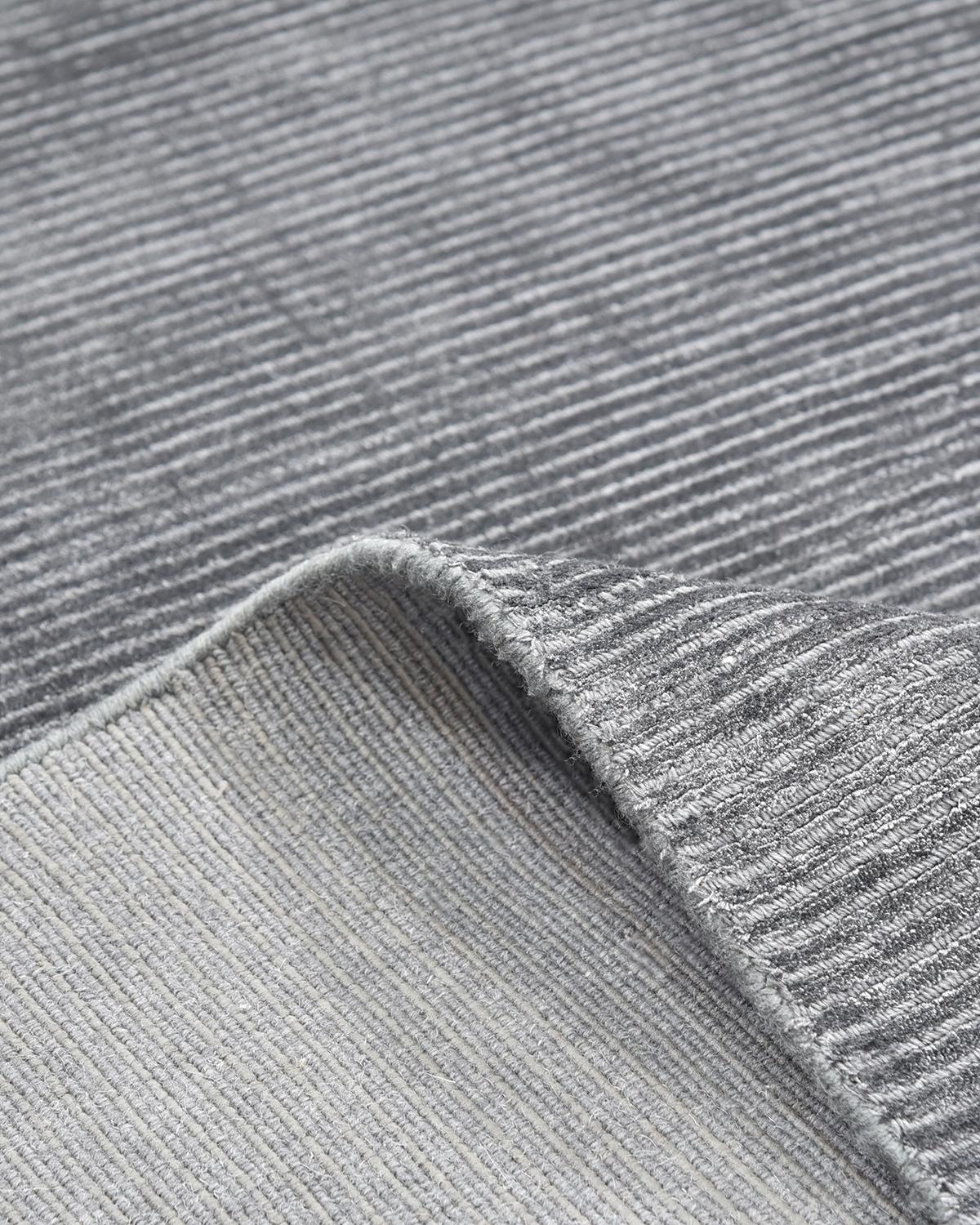 Tapis Cordi contemporains faits main gris Solo Tapis Neuf - En vente à Norwalk, CT