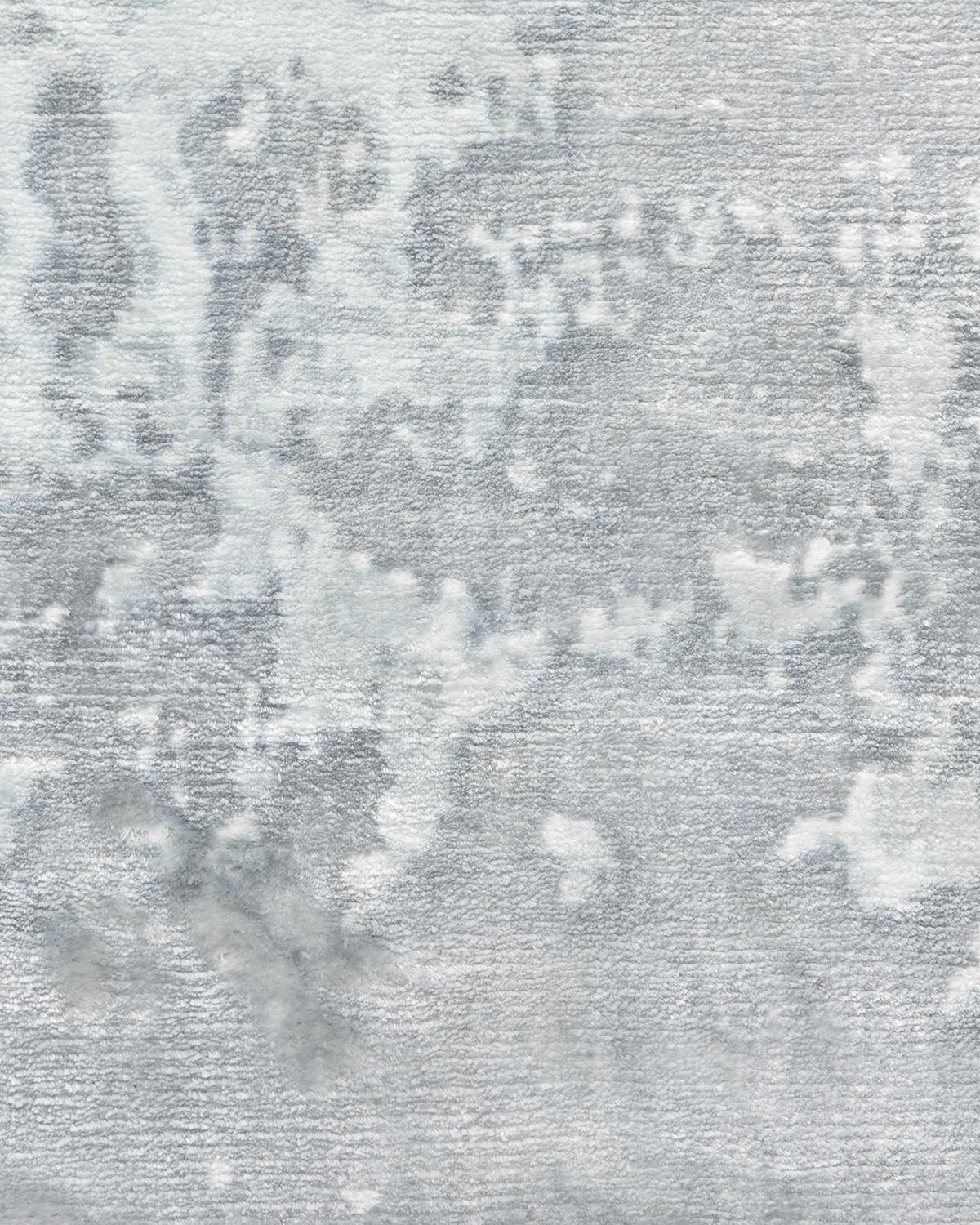Modern Solo Rugs Elbrus Contemporary Abstract Handmade Area Rug Ivory
