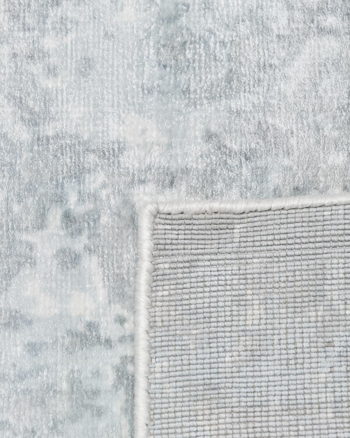Indian Solo Rugs Elbrus Contemporary Abstract Handmade Area Rug Ivory