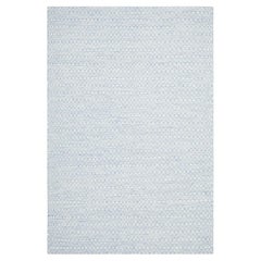 Solo Rugs Flatweave Geometric Hand Woven Blue Area Rug