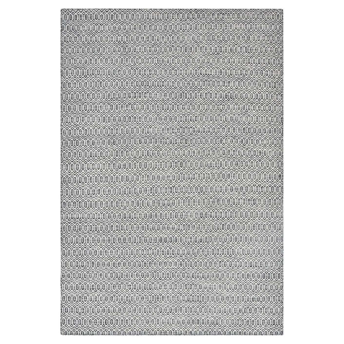 Solo Rugs Flatweave Geometric Hand Woven Gray Area Rug For Sale