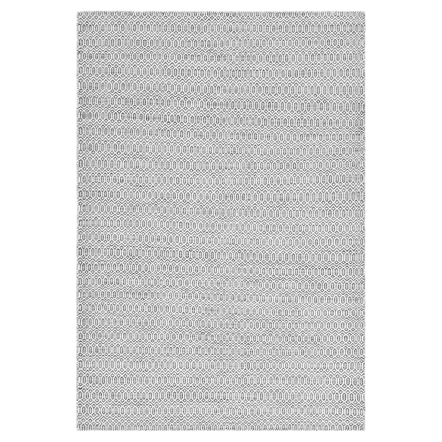 Solo Rugs Flatweave Geometric Hand Woven Gray Runner Area Rug For Sale