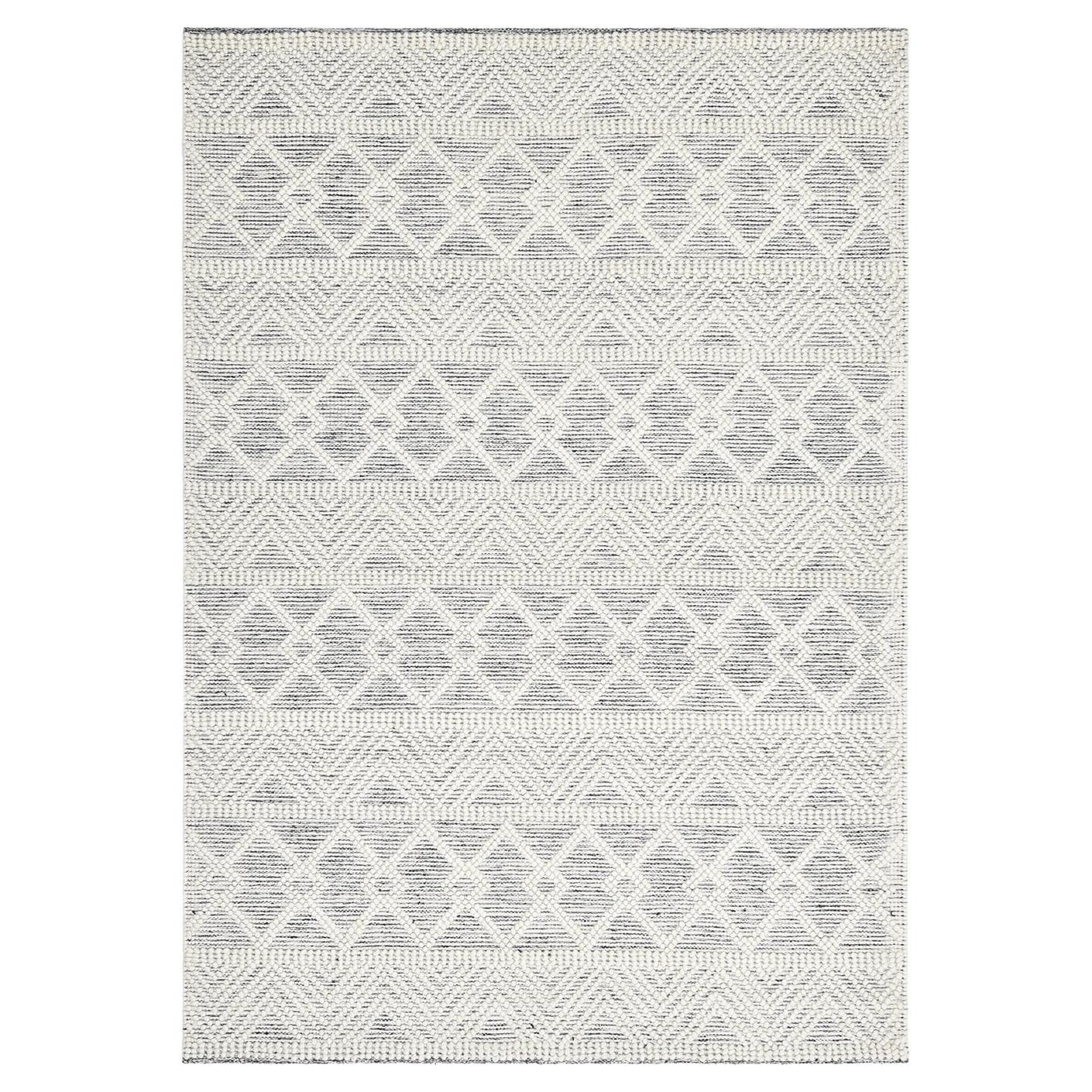 Solo Rugs Flatweave Geometric Hand Woven Ivory Area Rug For Sale