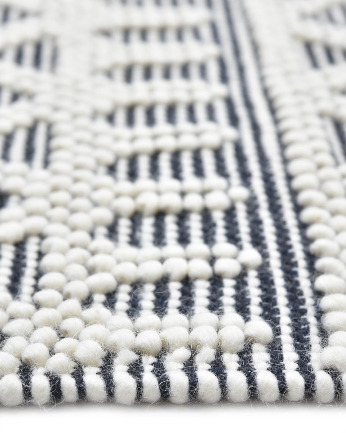 Solo Rugs Flachgewebe handgewebter schwarzer Teppich (21. Jahrhundert und zeitgenössisch) im Angebot
