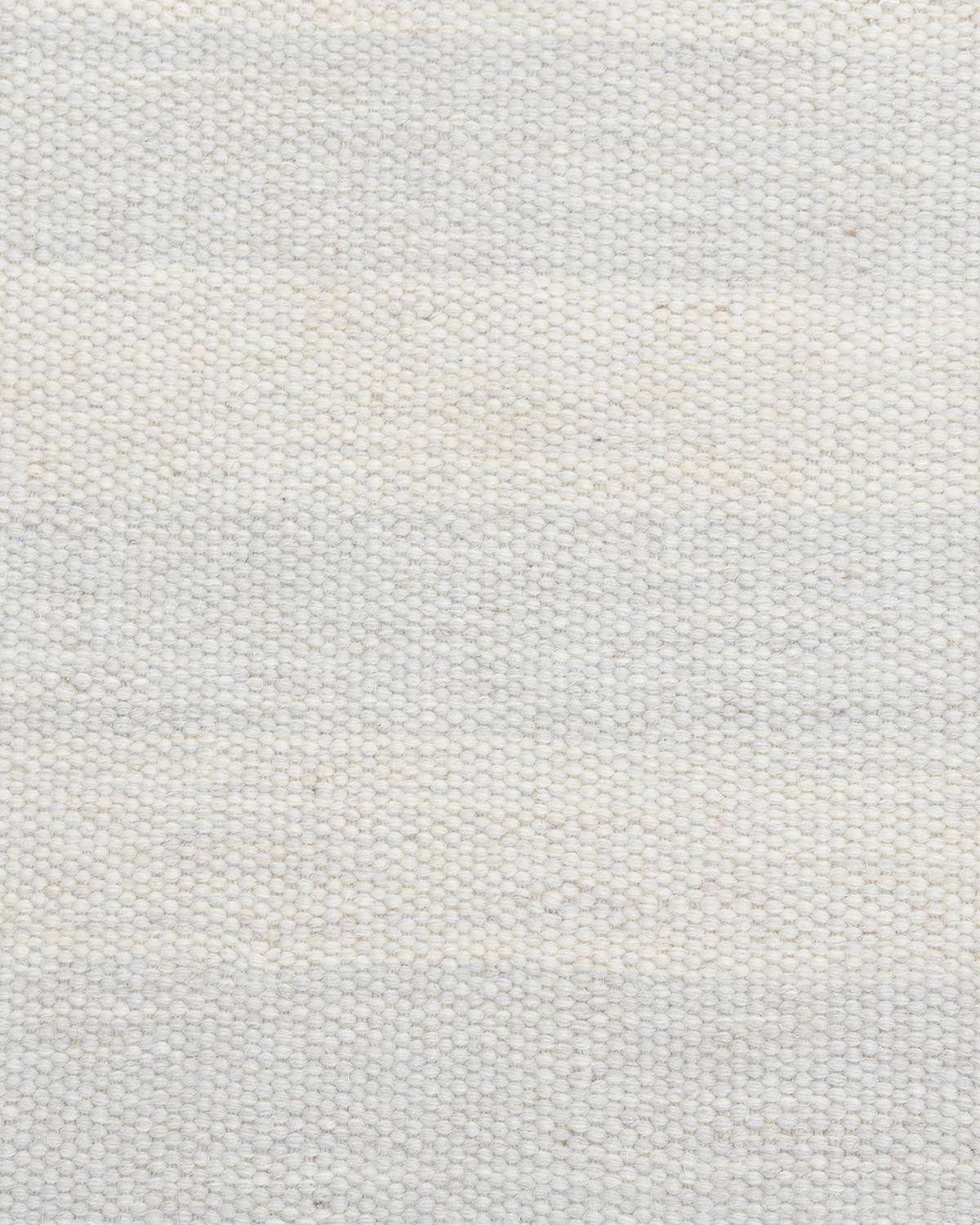 Solo Rugs Flachgewebe Gestreift Hand gewebt Elfenbein Bereich Teppich (Indisch) im Angebot