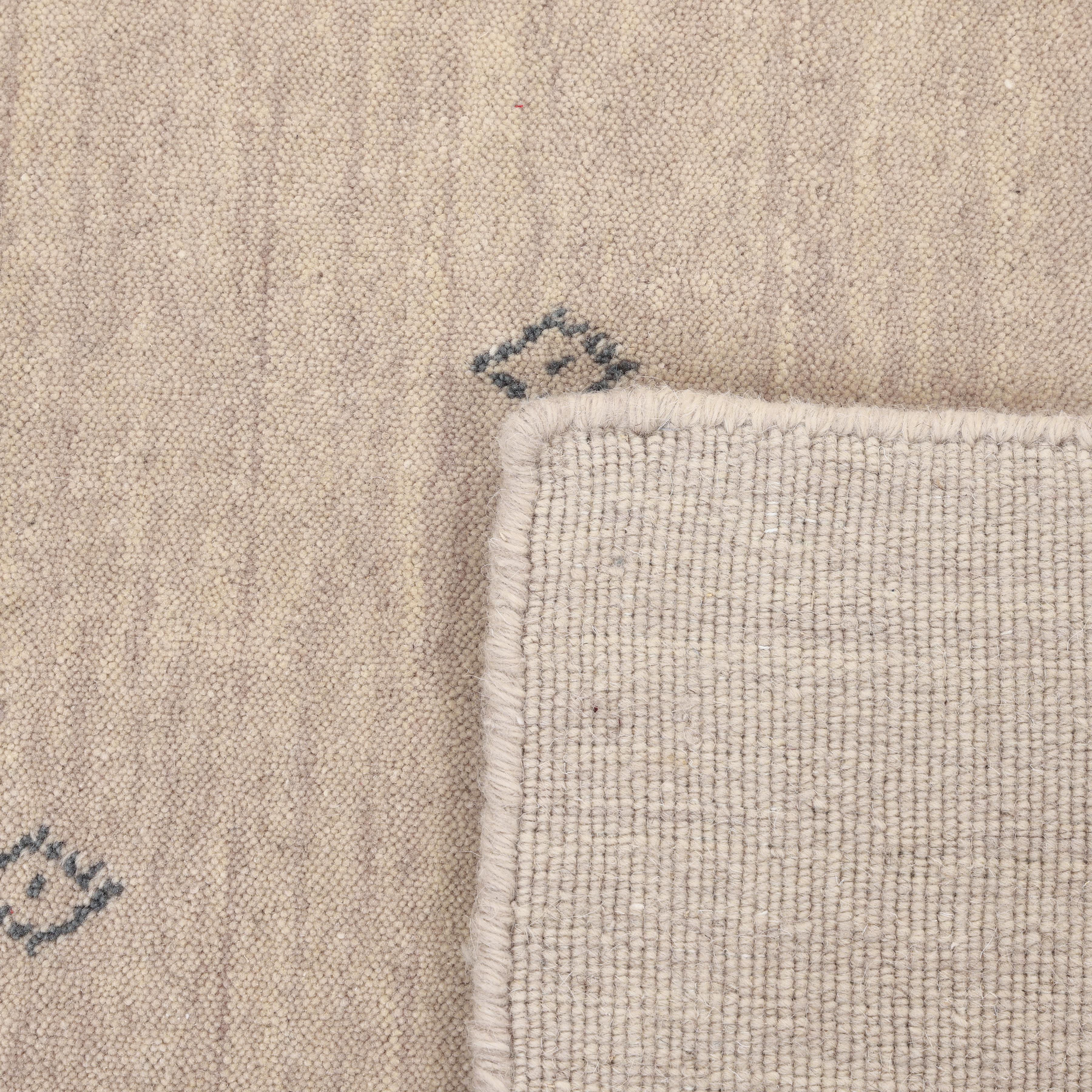 Bohemian Tribal Hand Made Beige Area Rug 8' 0