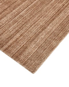 Solo Rugs Harbor Contemporary Solid Handmade Area Rug Beige