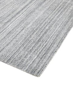 Solo Rugs Harbor Contemporary Solid Handmade Area Rug Gray