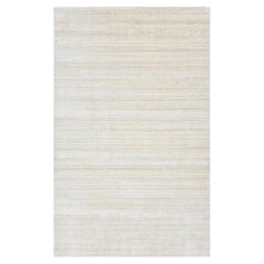 Solo Rugs Harbor Contemporary Solid Handmade Area Rug Ivory