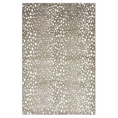 Tapis individuels Louis Contemporary Animal Handmade Area Rug Brown