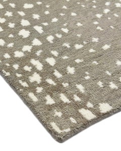 Louis Contemporary Animal Handmade Area Rug Brown 9 x 12