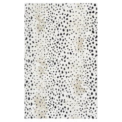 Tapis Louis Solo - Tapis contemporain fait main - Animaux - Tapis ivoire