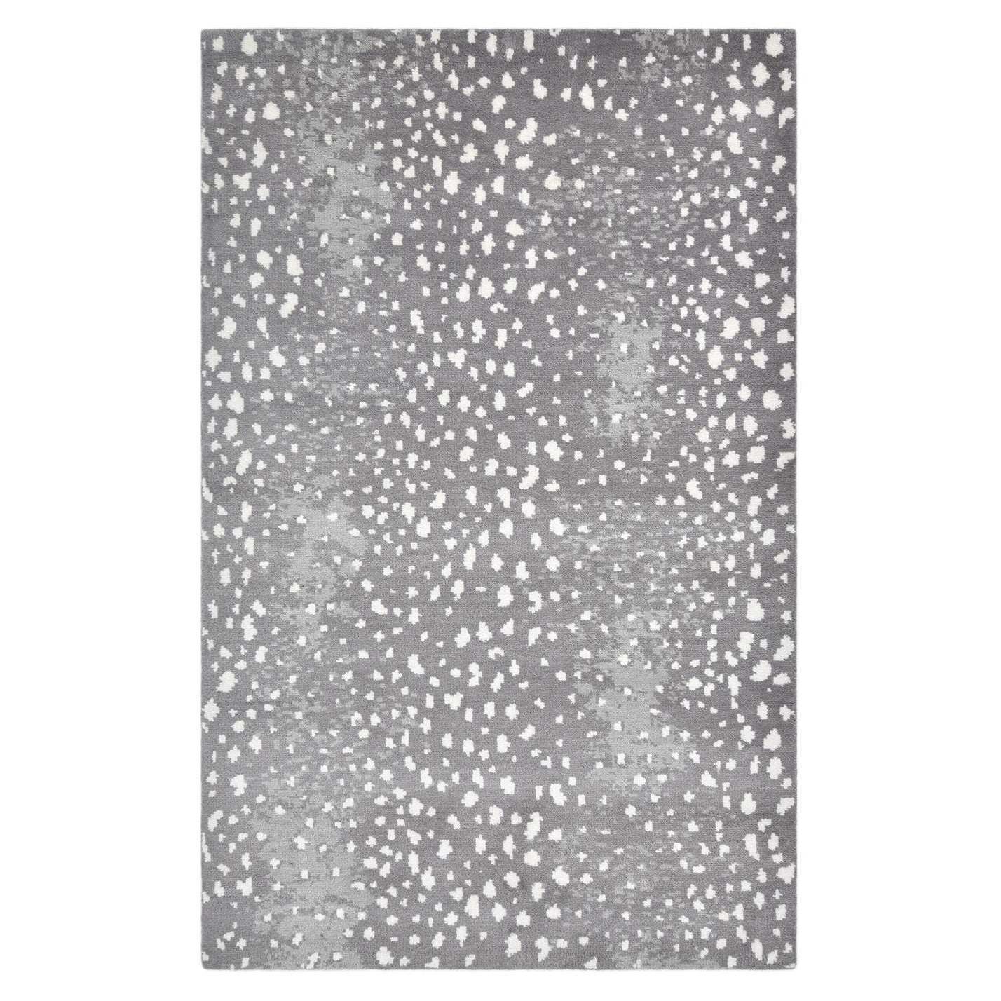 Solo Rugs Louis Alfombra contemporánea hecha a mano Gris