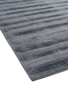 Solo Rugs Milo Contemporary Solid Handmade Area Rug Gray