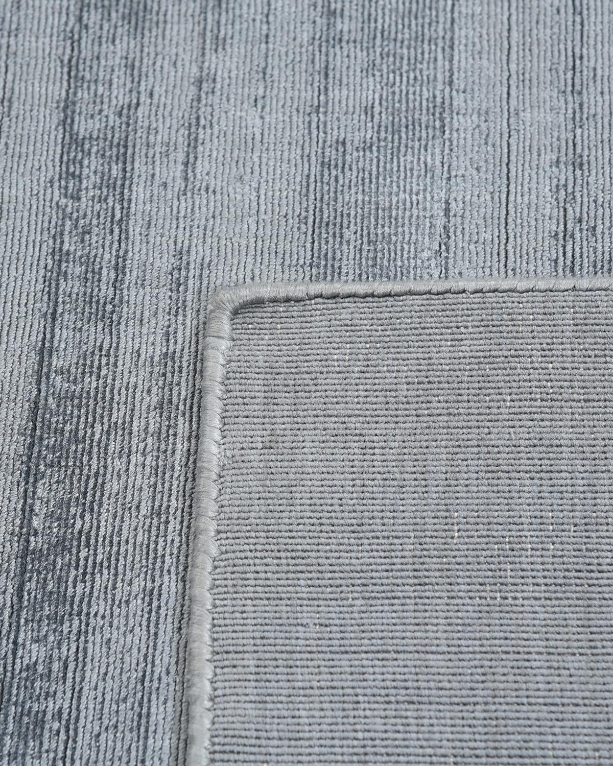 Indian Solo Rugs Milo Contemporary Solid Handmade Area Rug Gray