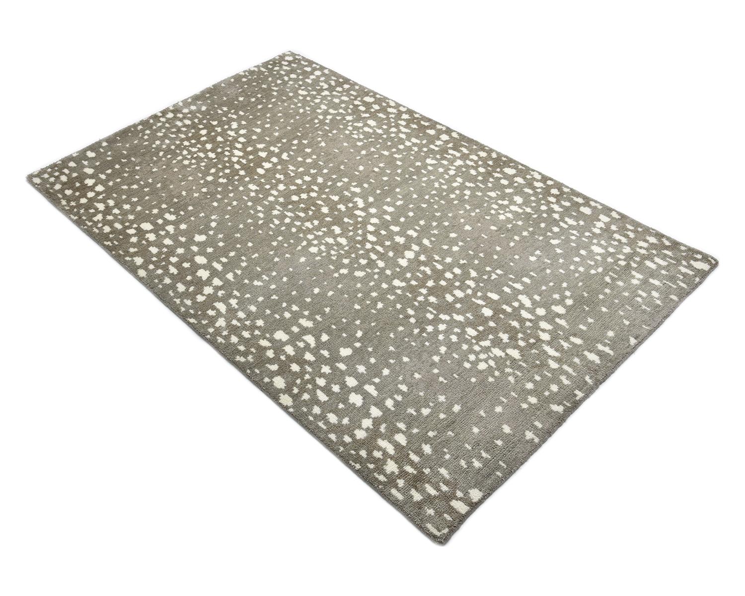 Solo Rugs Tapis Modern Animal noué à la main Marron 8 x 10 1