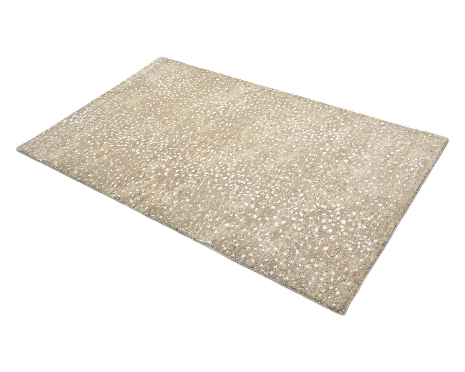 Solo Rugs Modern Animal Hand-Knotted Brown Area Rug For Sale 1