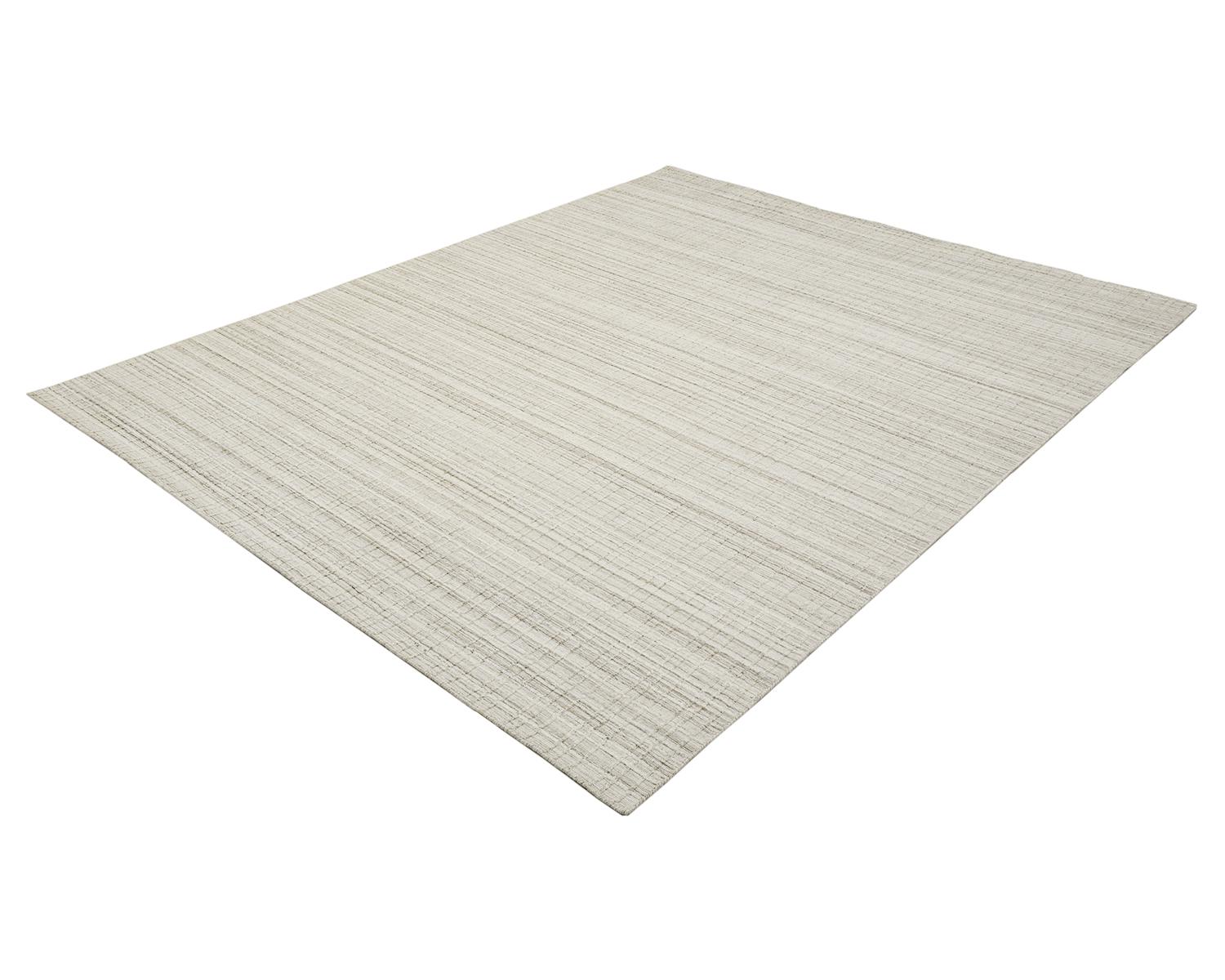 Solo Rugs Moderner Geometrischer Handwebteppich Beige im Angebot 1