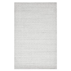 Solo Rugs Modern Geometric Hand Loomed Ivory Runner Area Rug