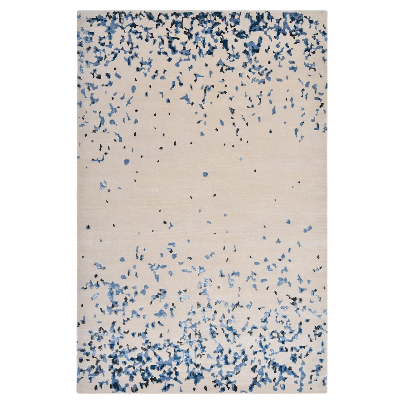 Solo Rugs Modern Hand Knotted Beige Area Rug For Sale