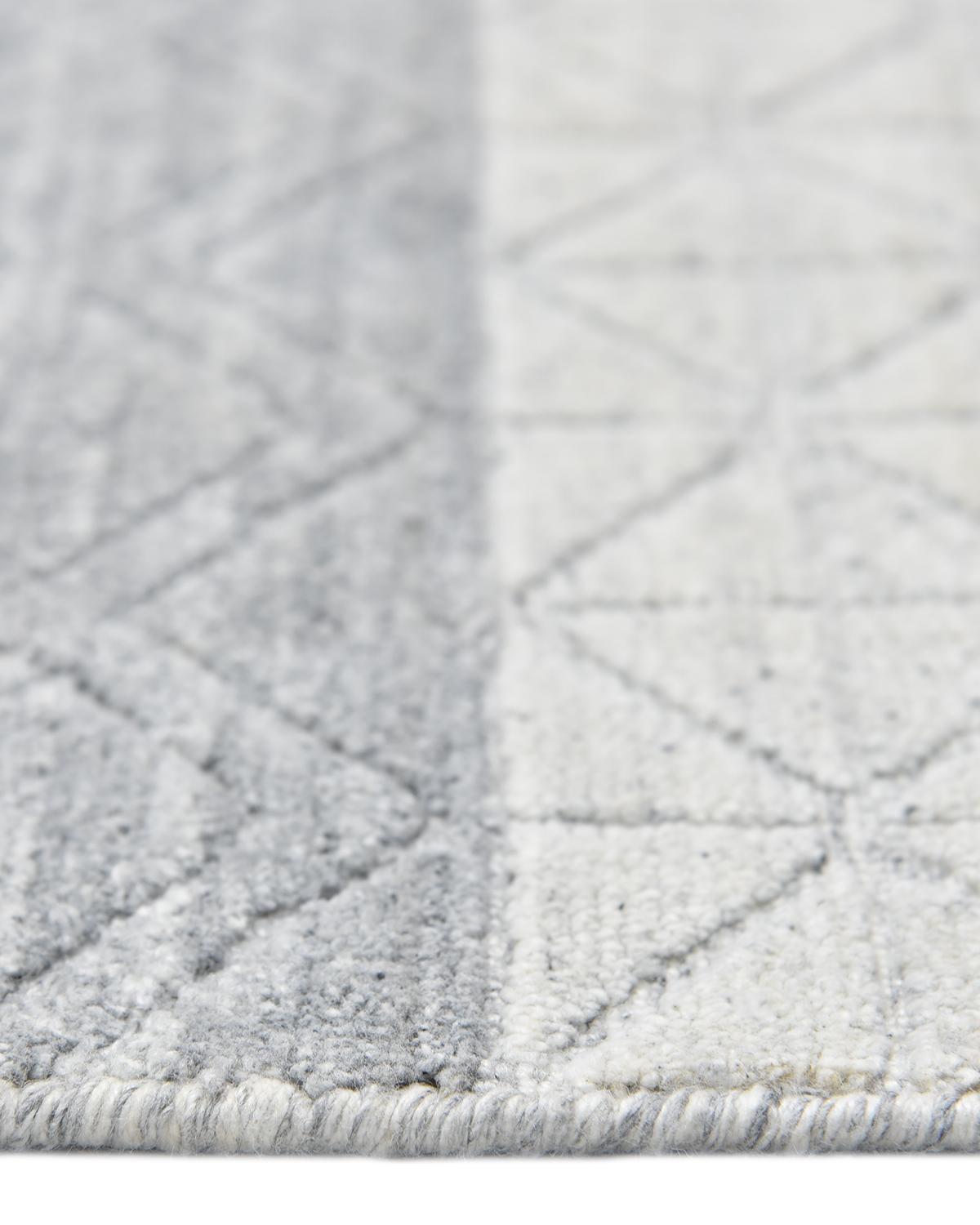 Solo Teppiche Modern  Handloom Gray 8 x 10 Bereich Teppich (21. Jahrhundert und zeitgenössisch) im Angebot