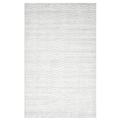 Solo Rugs Modern Sold Hand Knotted Ivory Area Rug