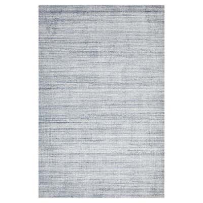 Zen Collection Rug in Striated Denim For Sale at 1stDibs