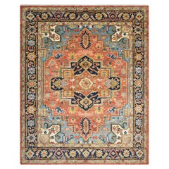 Traditional Floral Hand Made Red Area Rug 9' 0" x 12' 0"