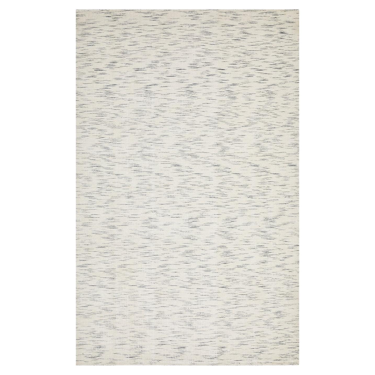 Solo Teppiche Sierra Zeitgenössischer abstrakter handgefertigter Teppich Elfenbein