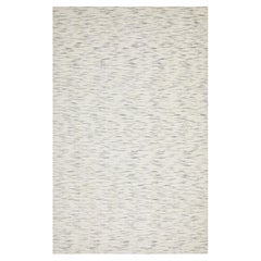 Solo Rugs Sierra Contemporary Abstract Handmade Area Rug Ivory