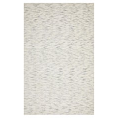 Tapis Solo Sierra Contemporary abstrait fait main Tapis ivoire