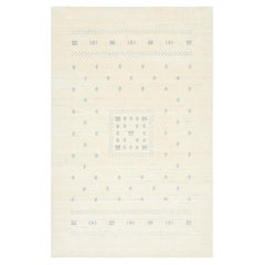 Solo Rugs Simi Bohemian Tribal Handgefertigt Bereich Teppich Elfenbein