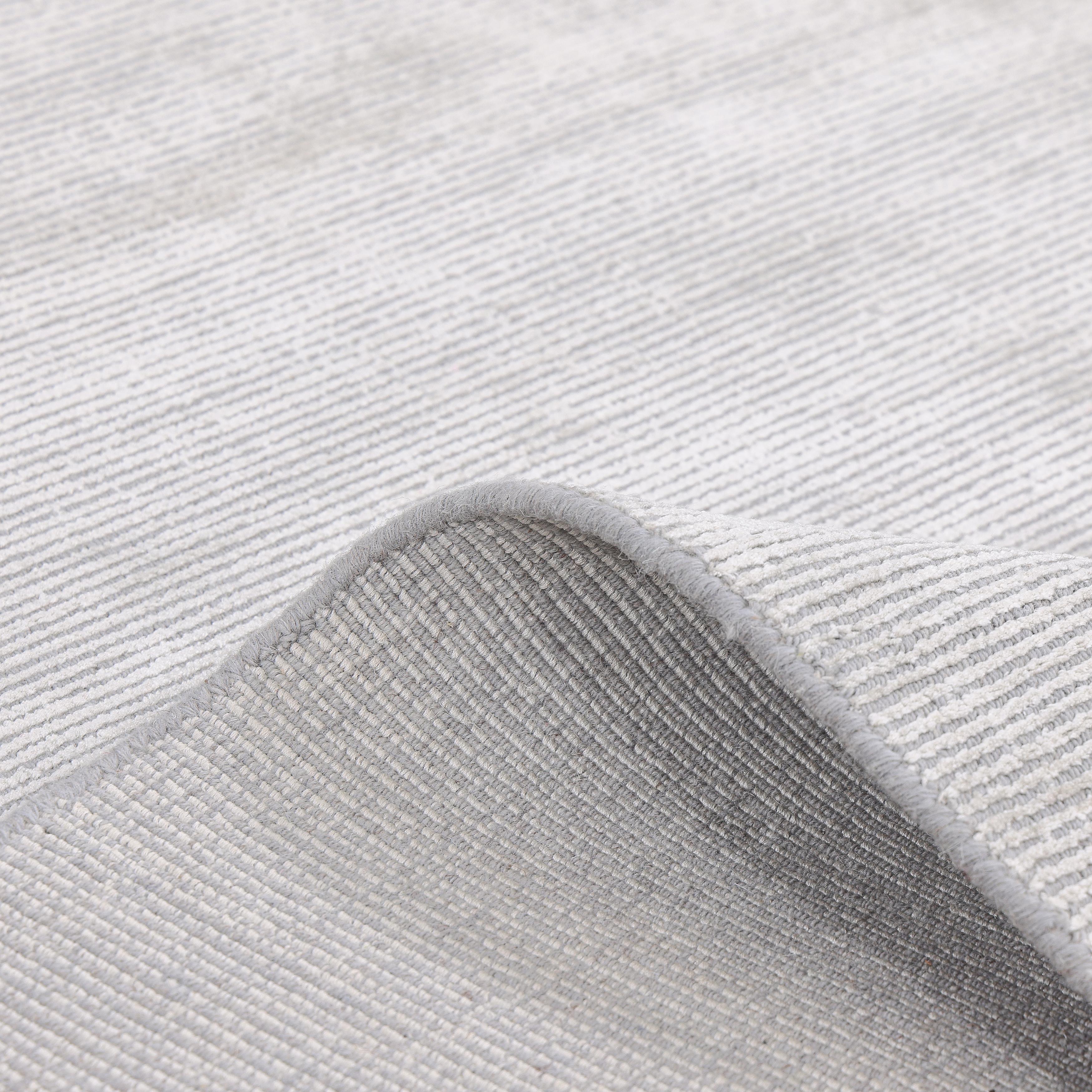 Cotone Tappeto d'area grigio Made Solid Contemporary 3' 0