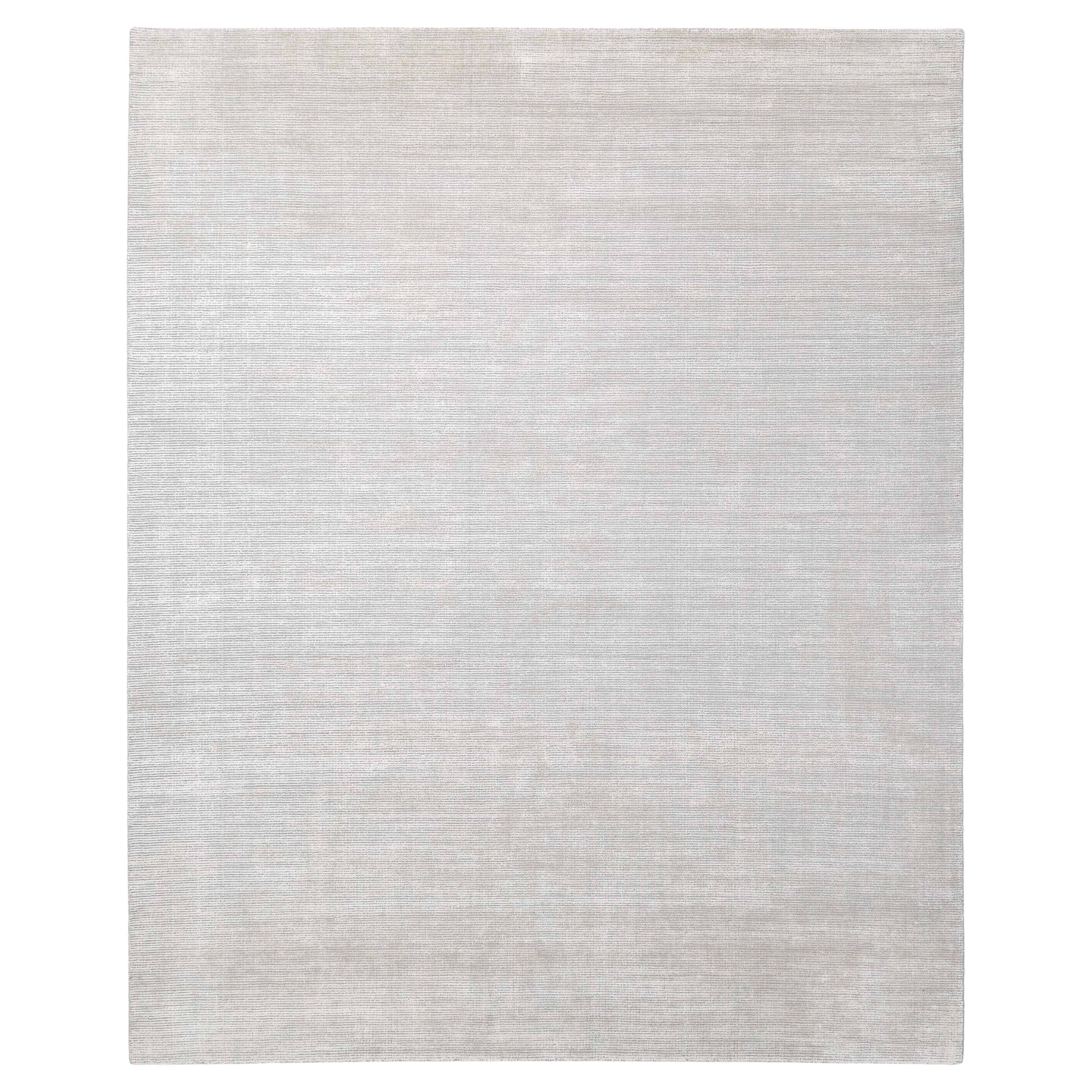 Contemporary Solid Hand Made Gray Area Rug 3' 0" x 5' 0"