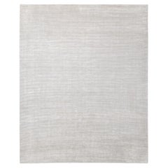 Contemporary Solid Hand Made Gray Area Rug 3' 0" x 5' 0"
